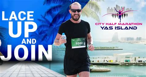 City Half Marathon at Yas Island, Abu Dhabi .